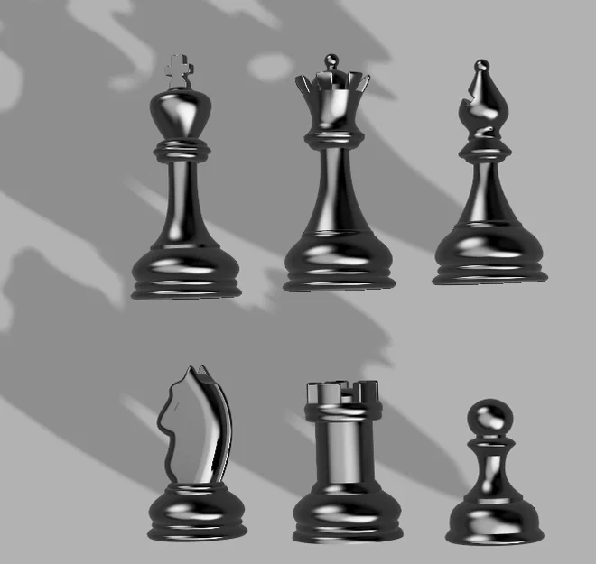 Bộ quân cờ (Chess Pieces) - Image 1