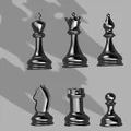 Bộ quân cờ (Chess Pieces) - Thumbnail 1