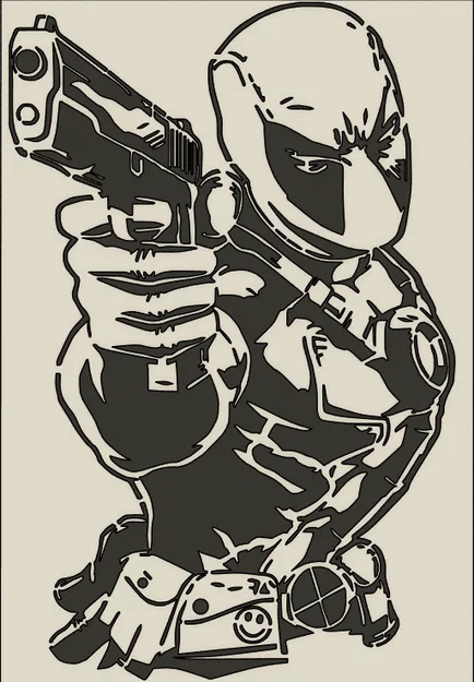 Wallart - Deadpool - Image 1