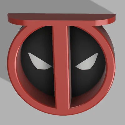 Kệ treo tường hình Deadpool