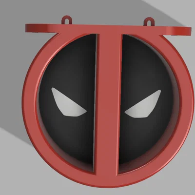 Kệ treo tường hình Deadpool