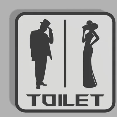Bảng hiệu Toilet (Toilet Sign)