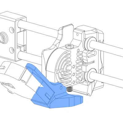 Prusa Mini RHD Fan Duct Rev. C
