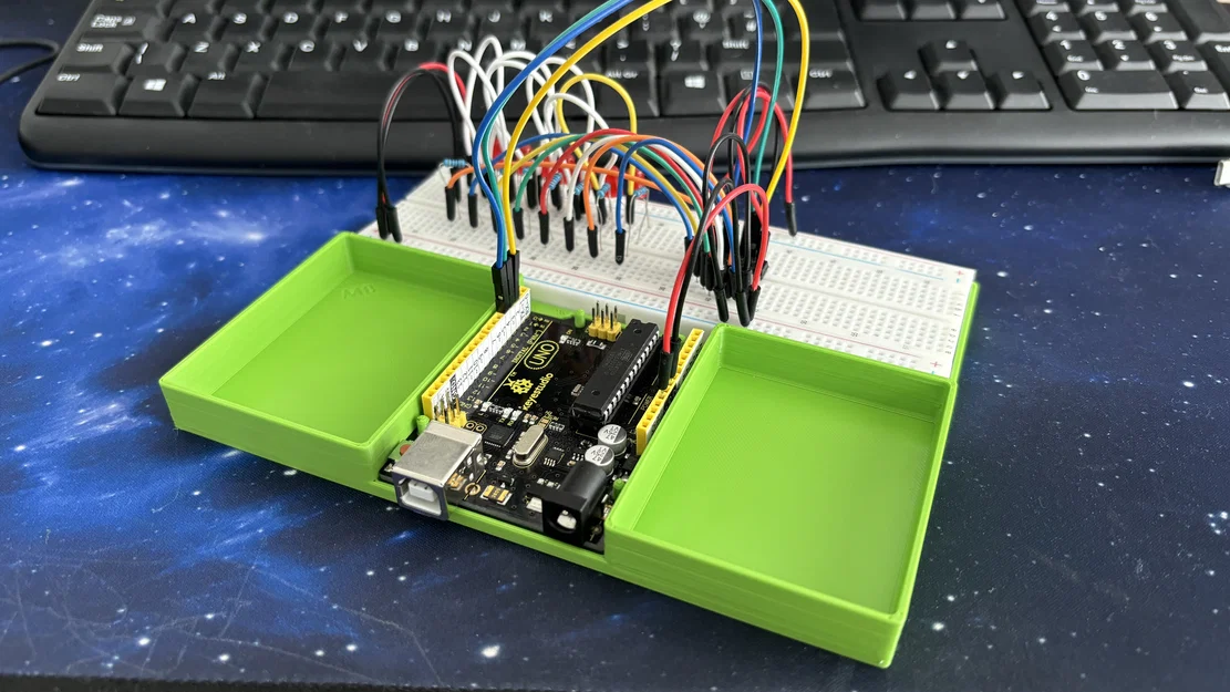 Khay đựng Arduino Uno R3 và linh kiện - Phụ kiện 3D gọn gàng - Image 1