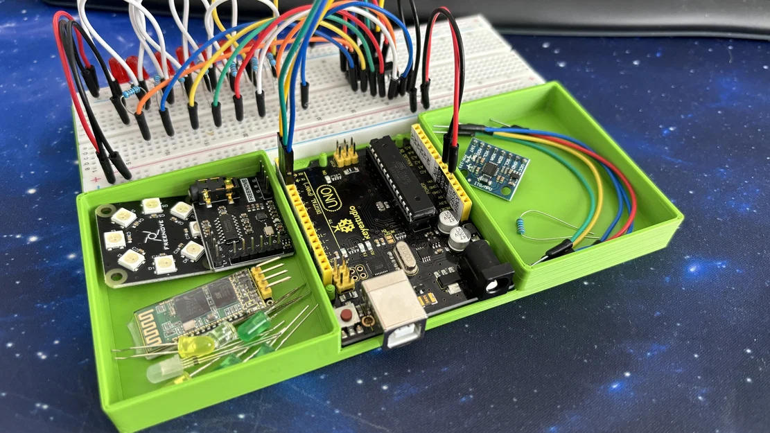 Khay đựng Arduino Uno R3 và linh kiện - Phụ kiện 3D gọn gàng - Image 2