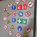 Nam châm biểu tượng cảnh báo GHS (GHS Hazard Pictogram Magnets) - Thumbnail 2