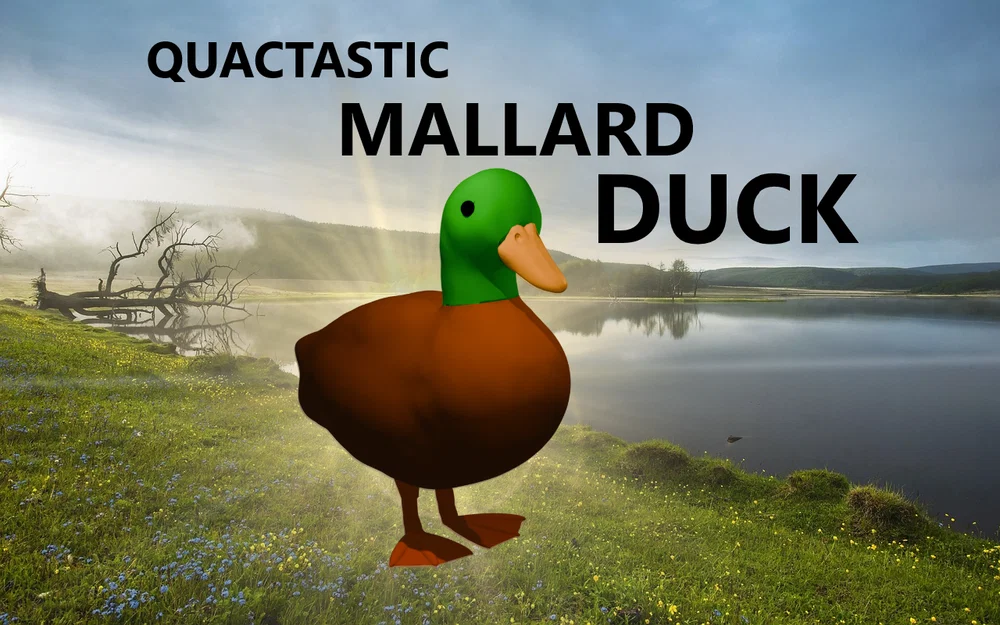 Vịt trời Mallard (Mallard duck) đa màu cho máy single extruder - Image 1