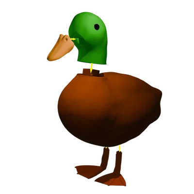 Vịt trời Mallard (Mallard duck) đa màu cho máy single extruder