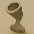 Mẫu in 3D tượng bán thân Nữ hoàng Ai Cập dùng làm chậu hoa trang trí - Thumbnail 2