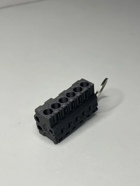 Móc khóa lốc máy 6 xy-lanh (Engine Block Keychain 6 cylinder) - Image 2