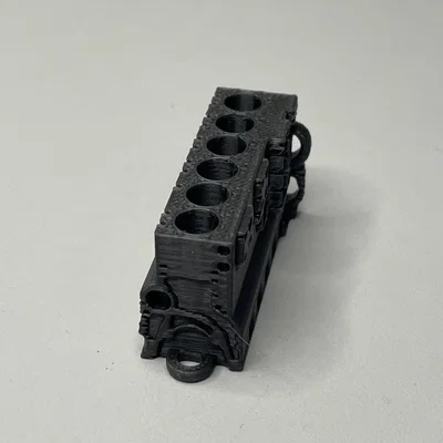 Móc khóa lốc máy 6 xy-lanh (Engine Block Keychain 6 cylinder)