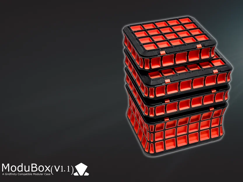 ModuBox - Hộp modular tương thích Gridfinity, tuỳ biến cấu hình - Image 1