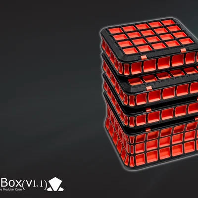 ModuBox - Hộp modular tương thích Gridfinity, tuỳ biến cấu hình