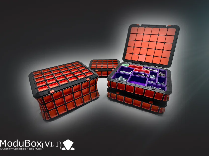 ModuBox - Hộp modular tương thích Gridfinity, tuỳ biến cấu hình - Image 2
