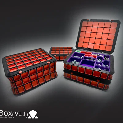 ModuBox - Hộp modular tương thích Gridfinity, tuỳ biến cấu hình