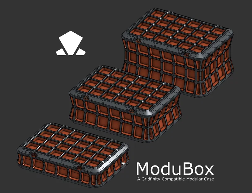ModuBox - Hộp modular tương thích Gridfinity, tuỳ biến cấu hình - Image 3
