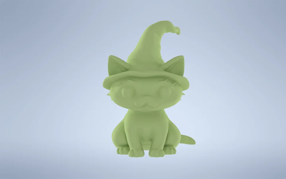 Mô hình chú mèo phù thủy Magic Cat xinh xắn in 3D - Image 3