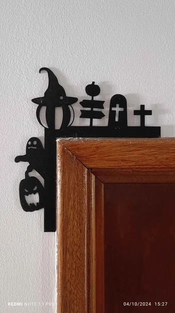 Mẫu trang trí góc cửa Halloween - Phụ kiện in 3D ma mị ấn tượng - Image 1