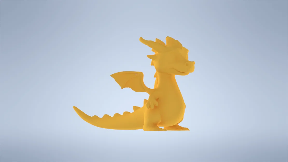 Mô hình rồng con (Dragon) 3D đáng yêu cho người mới bắt đầu - Image 1