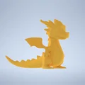Mô hình rồng con (Dragon) 3D đáng yêu cho người mới bắt đầu - Thumbnail 1