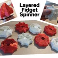 Bộ sưu tập Layered Fidget Spinner (8 biến thể) - Thumbnail 1