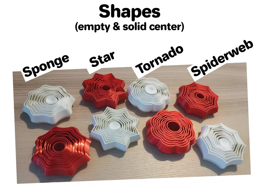 Bộ sưu tập Layered Fidget Spinner (8 biến thể) - Image 2