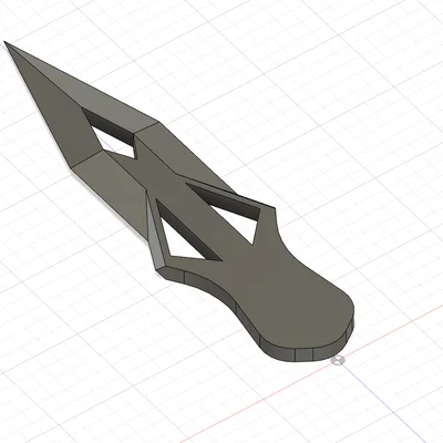 Mô hình dao phi tiêu sci-fi độc đáo dành cho cosplay và trang trí