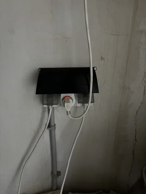 Nắp che bảo vệ ổ cắm điện ngoài trời chống nước an toàn - Image 1