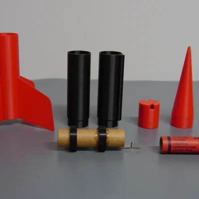 Rocket – Tên lửa mô hình 3D hoạt động (Prusament PETG)