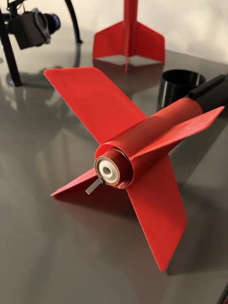Rocket – Tên lửa mô hình 3D hoạt động (Prusament PETG) - Image 2
