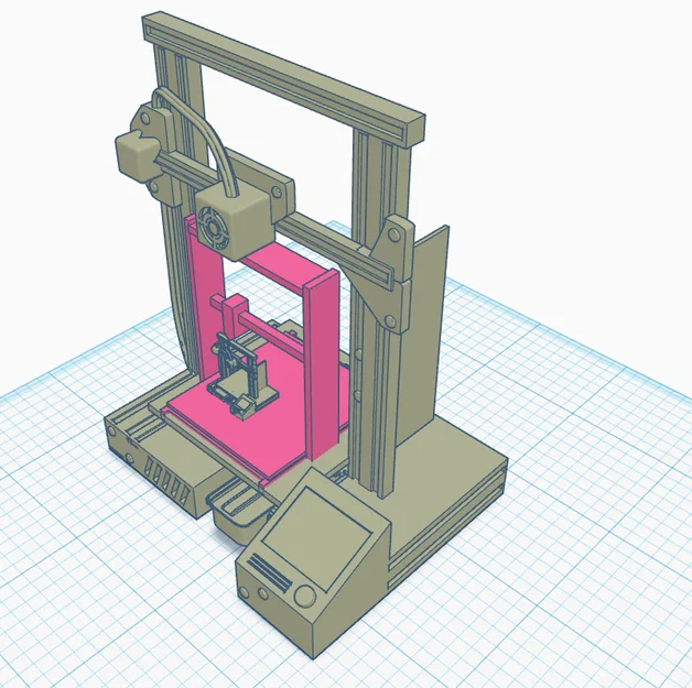 Mô hình thu nhỏ máy in 3D Ender 3 - Tự in chính mình cực độc - Image 1