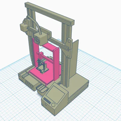 Mô hình thu nhỏ máy in 3D Ender 3 - Tự in chính mình cực độc