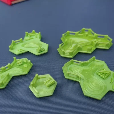 Ark Nova: Bộ enclosure cho thú 5-tile