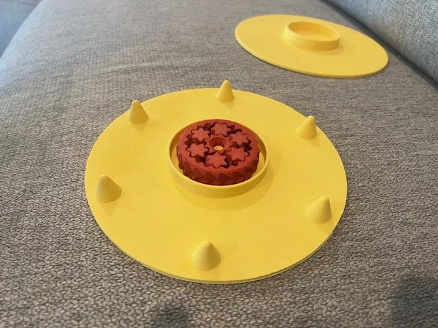 Lazy Susan (dùng planetary gear fidget làm bearing) - Image 1