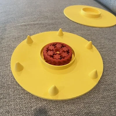 Lazy Susan (dùng planetary gear fidget làm bearing)