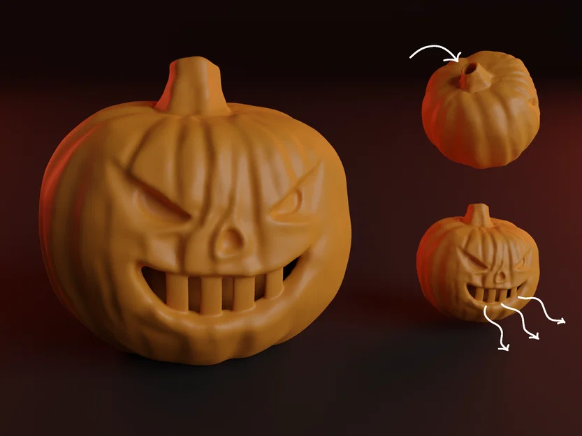 Còi báo tử thần hình bí ngô (Pumpkin Death Whistle) cho Halloween - Image 1