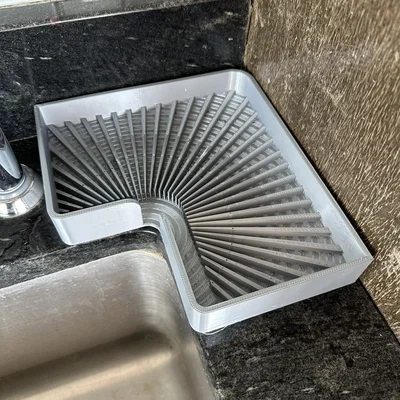 Khay đựng đồ góc bồn rửa chén: Giải pháp giữ bếp khô ráo, sạch sẽ