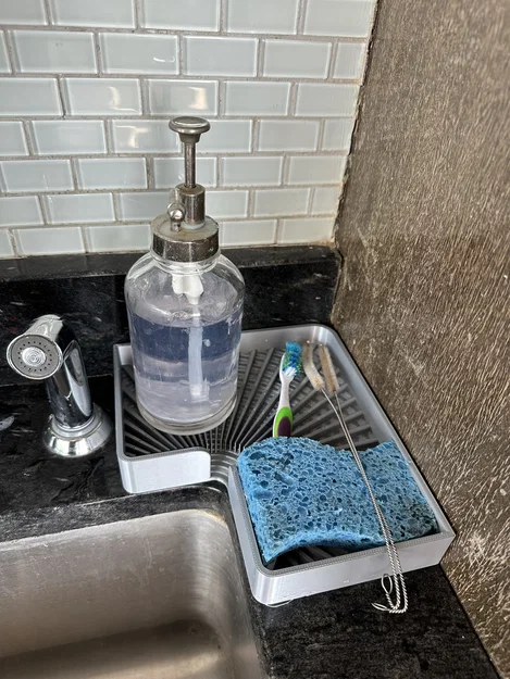 Khay đựng đồ góc bồn rửa chén: Giải pháp giữ bếp khô ráo, sạch sẽ - Image 2