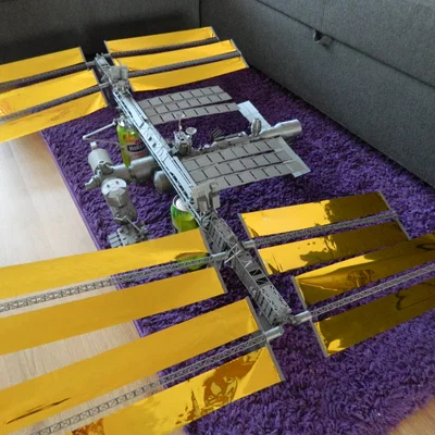 ISS 1:100 – Mô hình ISS in 3D (main truss ~1100mm)