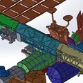 ISS 1:100 – Mô hình ISS in 3D (main truss ~1100mm) - Thumbnail 4