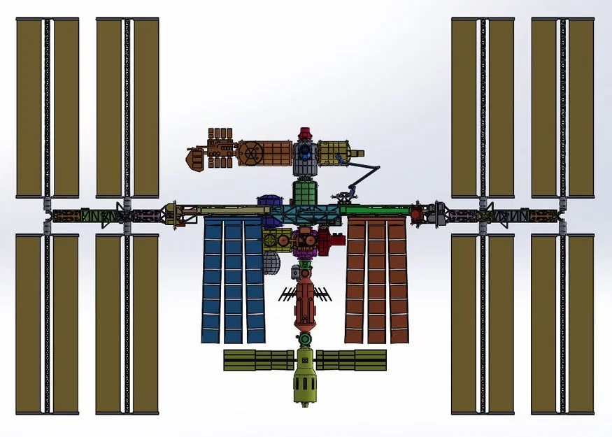 ISS 1:100 – Mô hình ISS in 3D (main truss ~1100mm) - Image 5