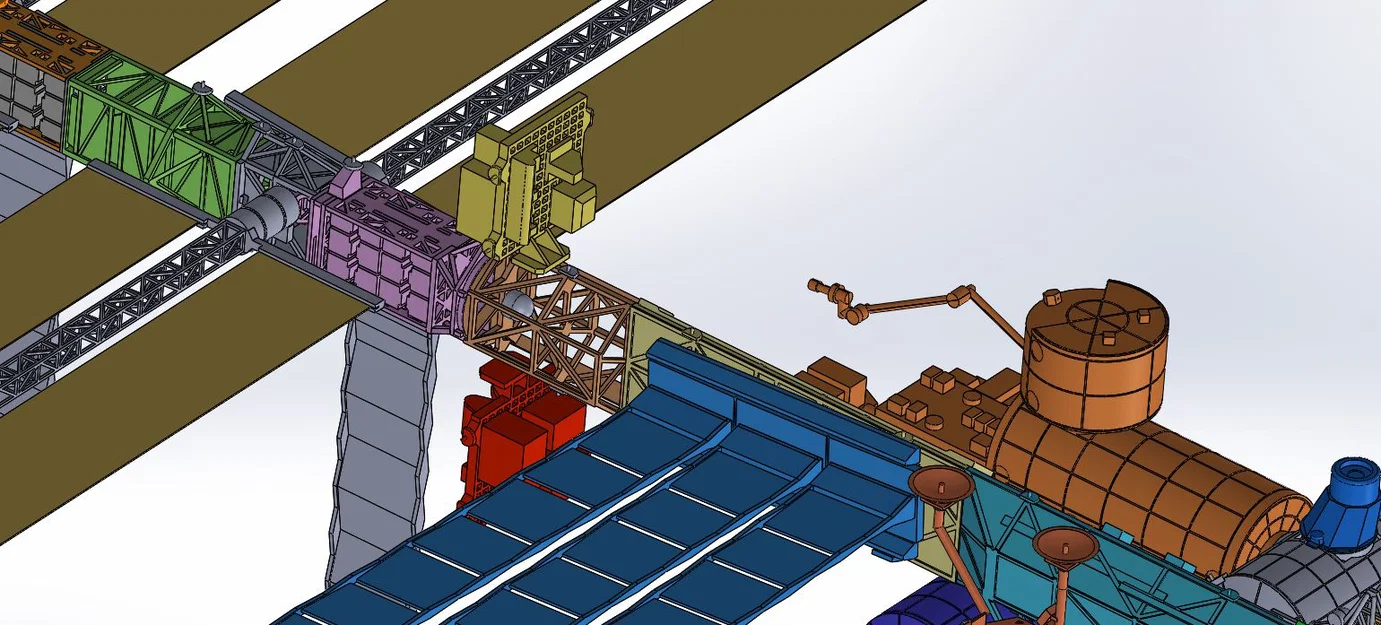 ISS 1:100 – Mô hình ISS in 3D (main truss ~1100mm) - Image 6