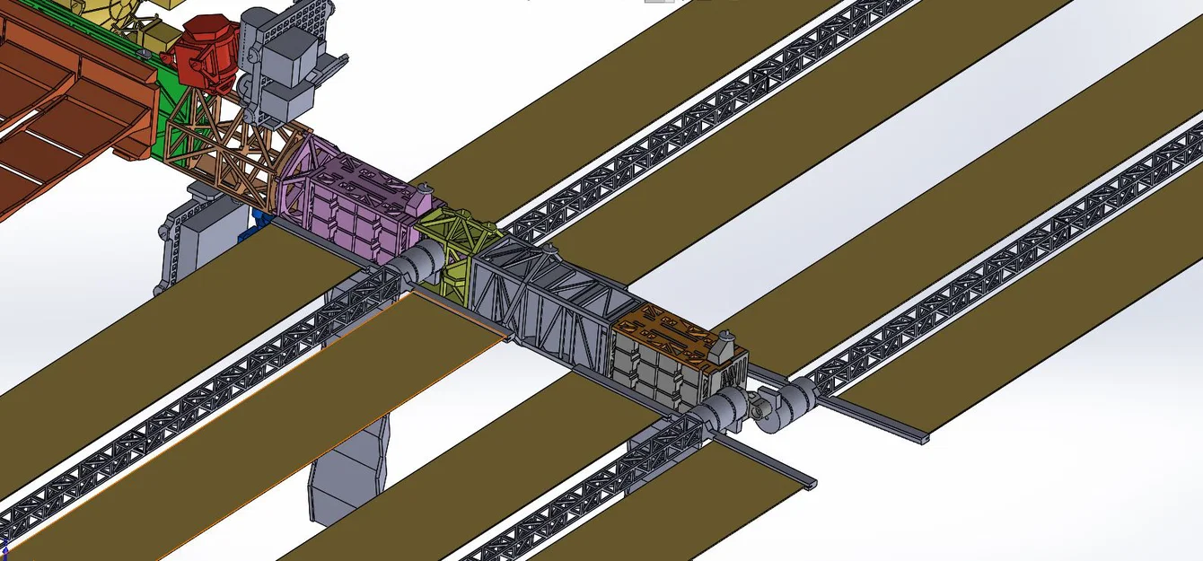 ISS 1:100 – Mô hình ISS in 3D (main truss ~1100mm) - Image 8