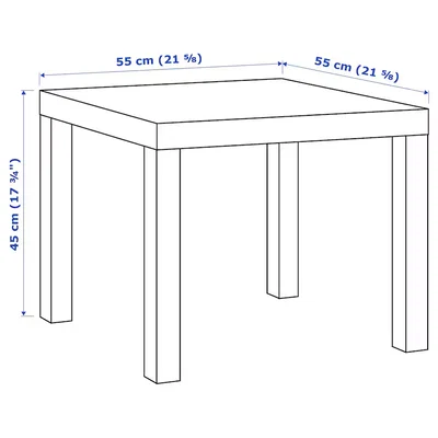 Mô hình kỹ thuật bàn phụ IKEA Lack (FreeCAD)