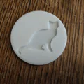 Mẫu in 3D đồng xu hình chú mèo (Cat Coin) dễ thương và tinh tế - Thumbnail 1