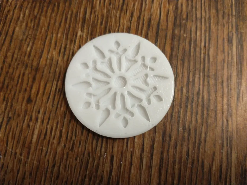 Mẫu in 3D đồng xu bông tuyết (Snowflake Coin) đẹp và dễ in - Image 1