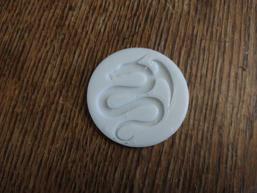 Dragon Coin - Đồng xu hình Rồng in 3D độc đáo - Image 1