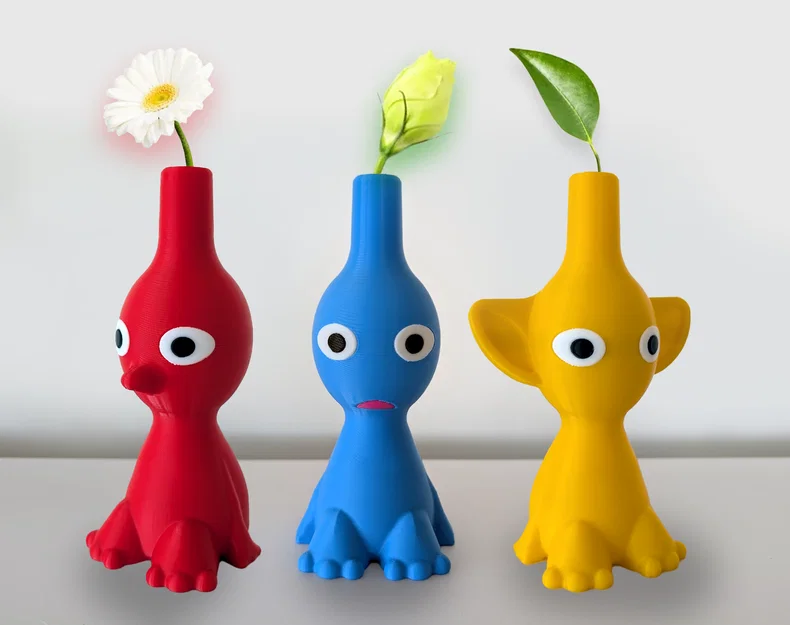 Bình Pikmin (Pikmin Vases) in 3D - Image 1