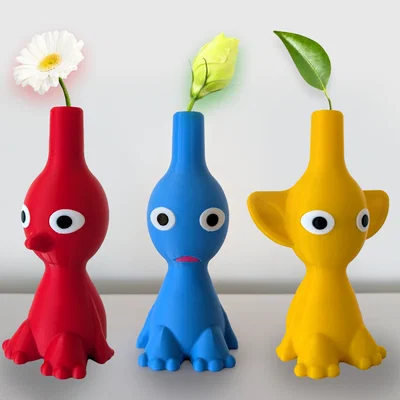 Bình Pikmin (Pikmin Vases) in 3D