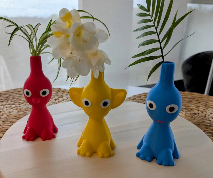 Bình Pikmin (Pikmin Vases) in 3D - Image 2